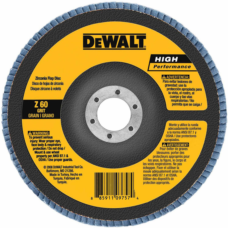 DeWalt DW8361 5 X 7/8 IN 40G T27 HP FLAP