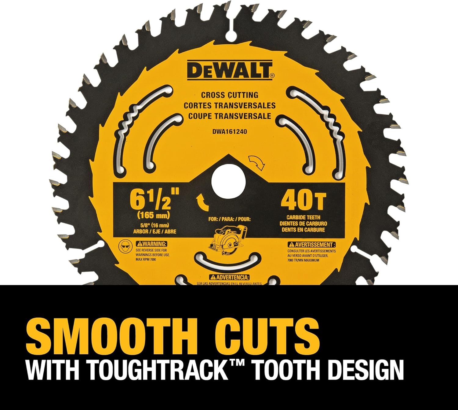 DeWalt DWA161240 6 1/2IN 40T BLISTER