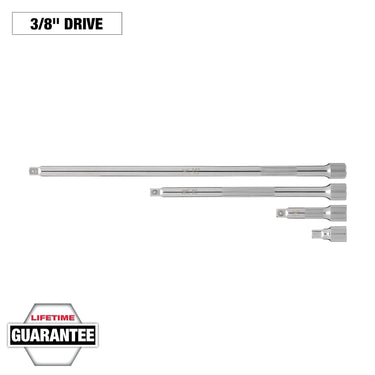 MILWAUKEE 48-22-9341 4PC 3/8" DRIVE EXTENSION SET