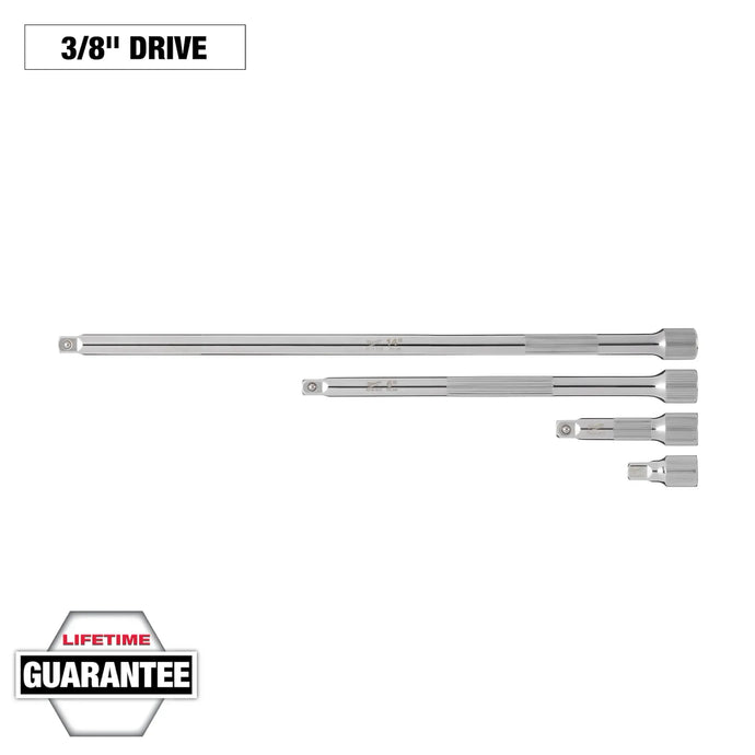 MILWAUKEE 48-22-9341 4PC 3/8" DRIVE EXTENSION SET