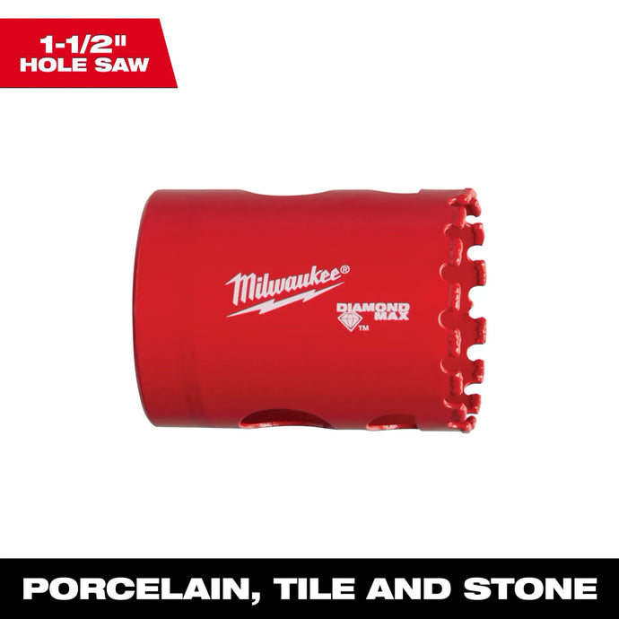 MILWAUKEE 49-56-5630 1-1/2" DIAMOND MAX HOLE SAW