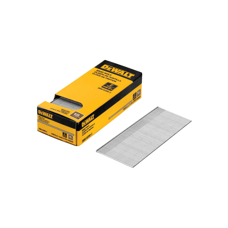 DeWalt DBN18200 2IN GALVANIZED 18GA BRAD NAILS 5000 CT