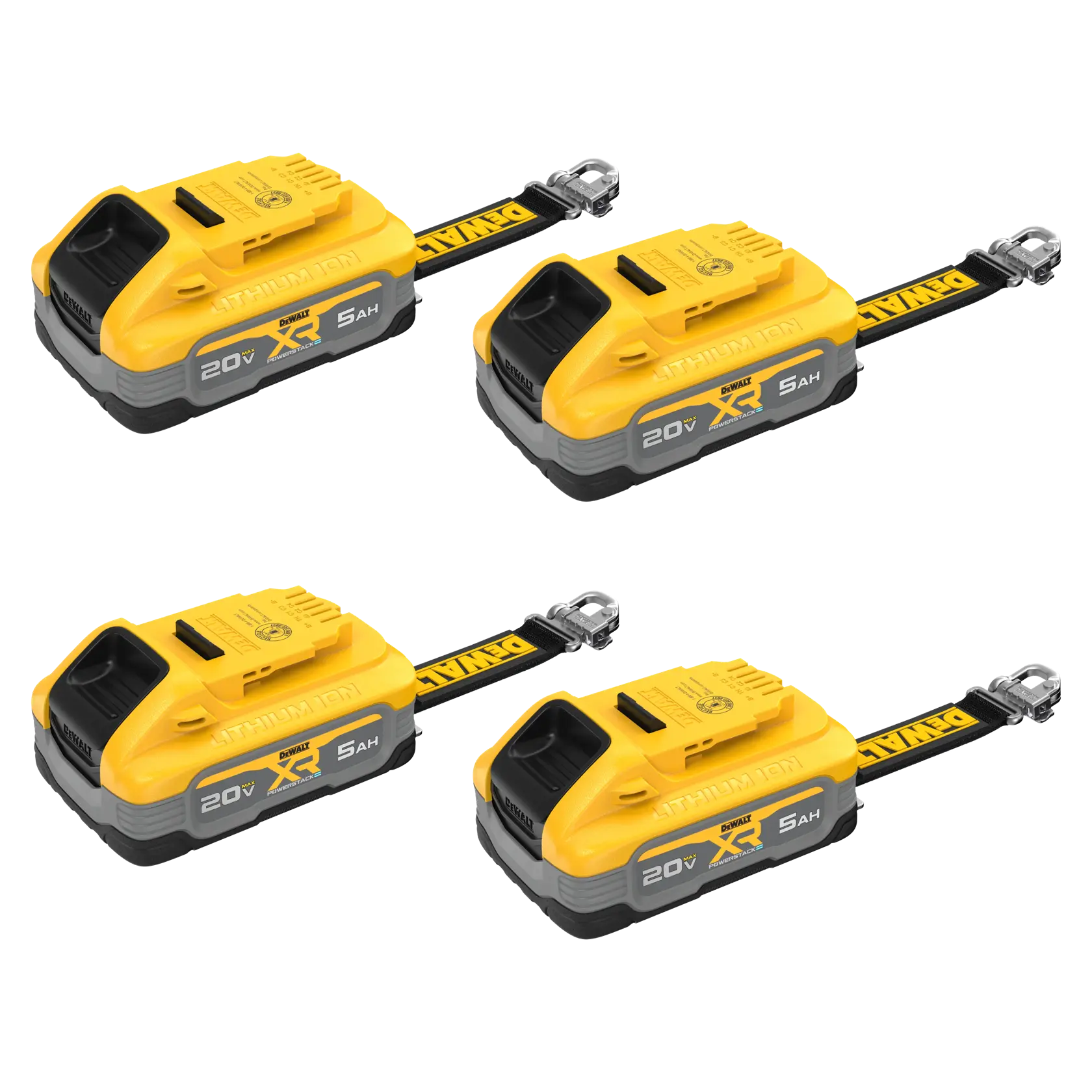 DeWalt DCBP520LR-4 5AH POWERSTACK LANYARD READY 4-PACK