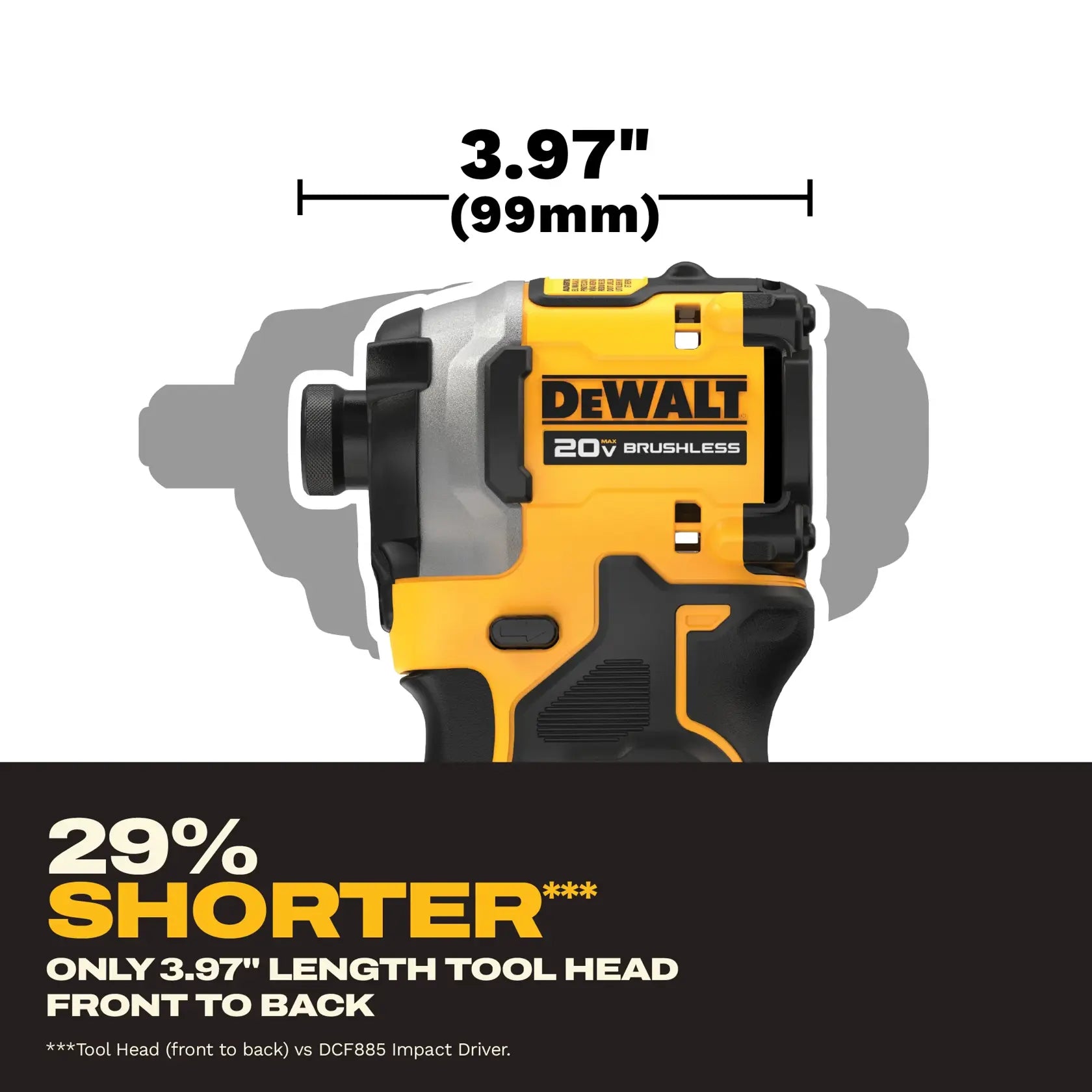 DeWalt DCF850P1 DEWALT 20V MAX ATOMIC IMPACT DRIVER-5AH