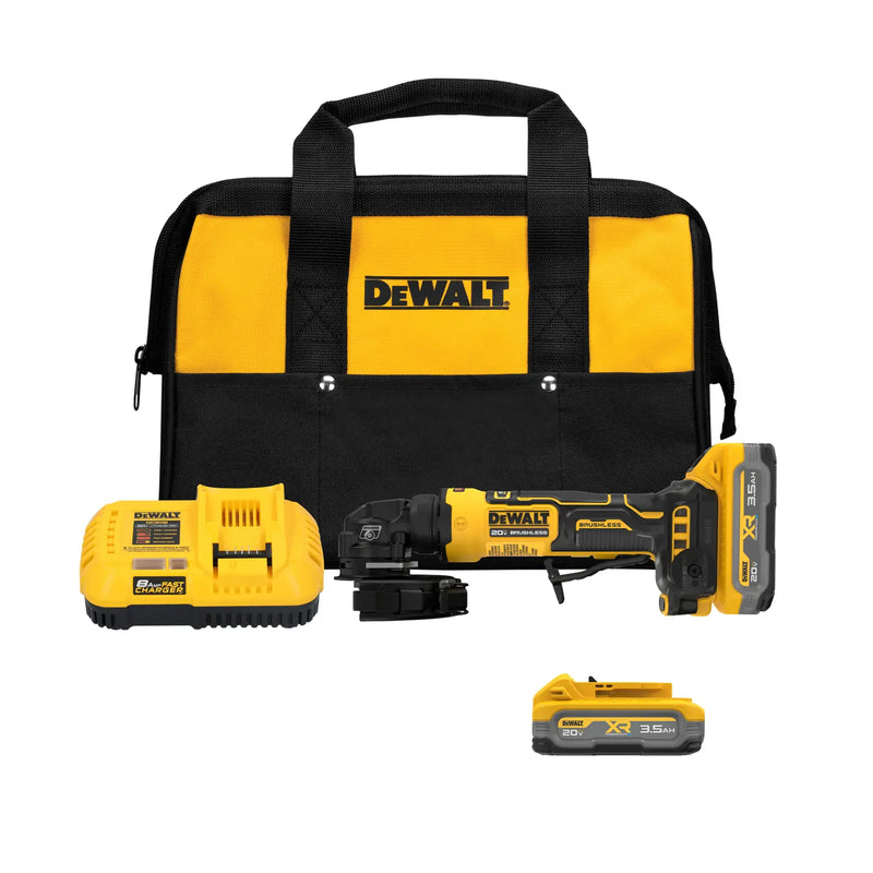 DeWalt DCG400S2 SHELL 20V ATOMIC 4IN ANGLE GRINDER - 3.5