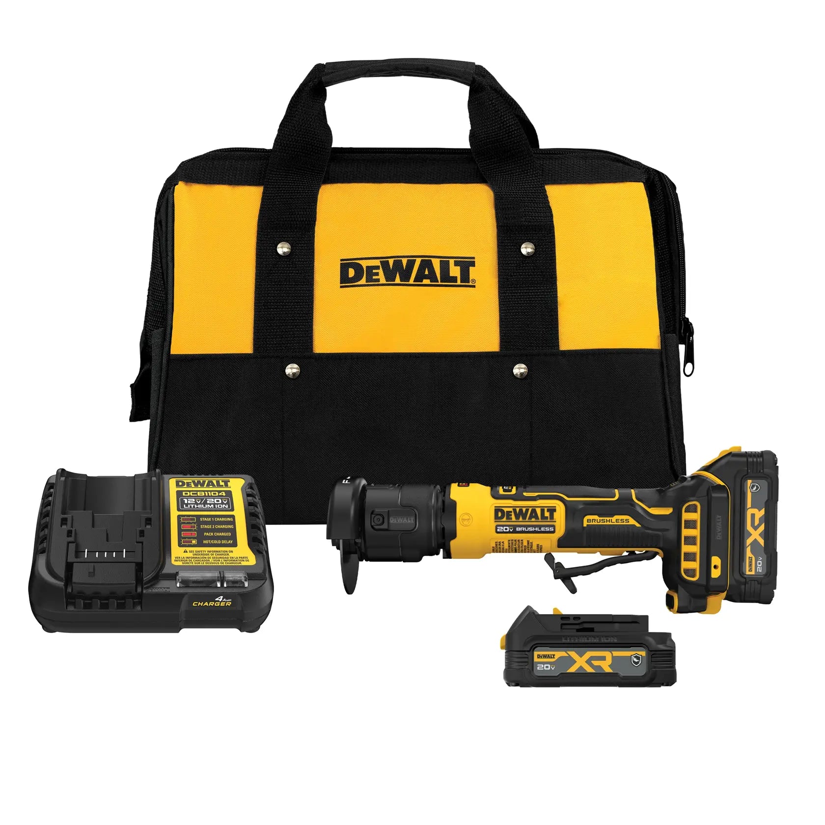 DeWalt DCG430GE2 ATOMIC?20V MAX* 3 in. Cut-Off Tool Kit