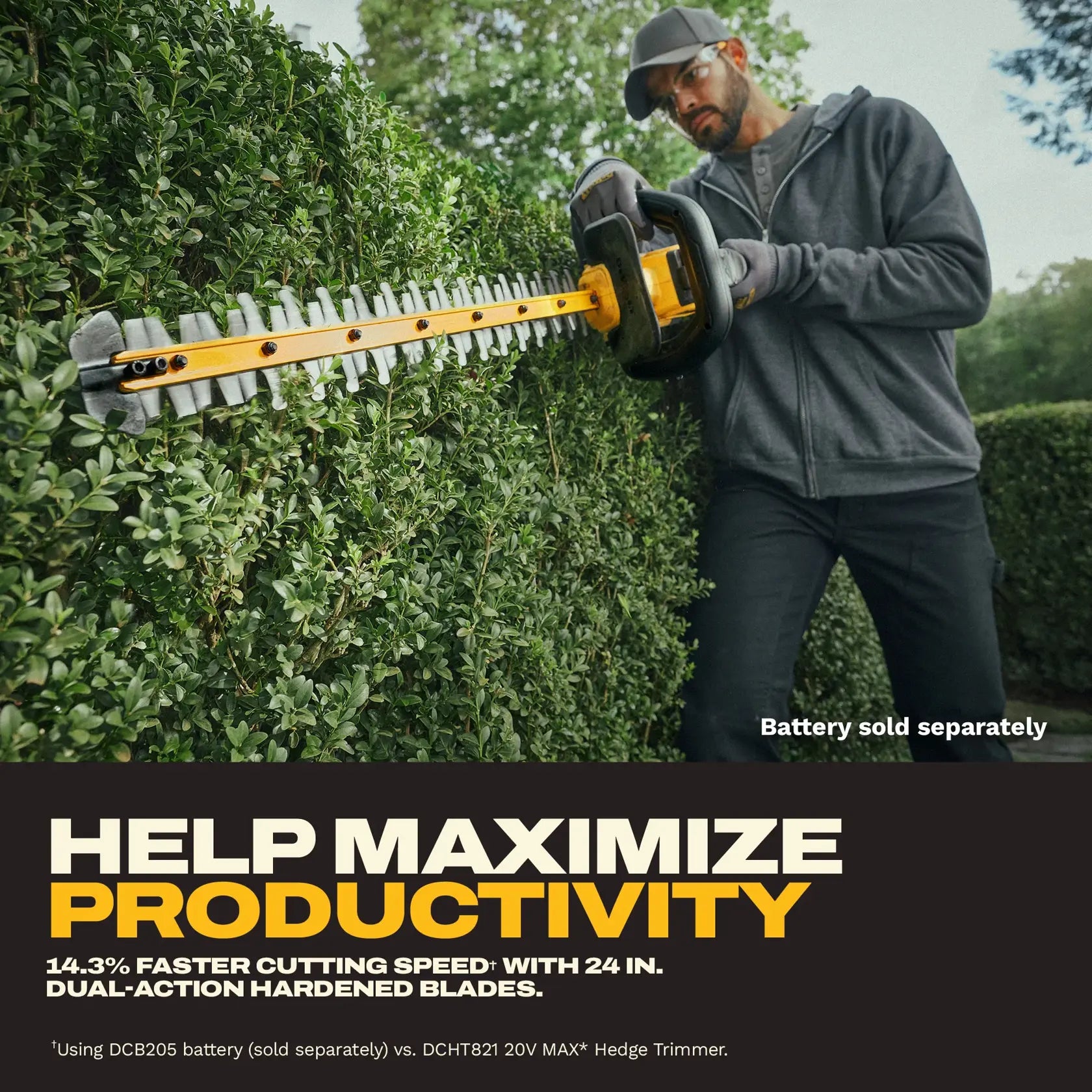 DeWalt DCHT826B DW XR HEDGE TRIMMER 24IN BARE