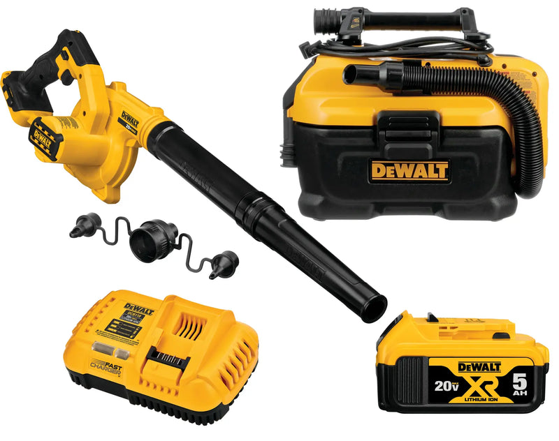 DeWalt DCK204P1 SHELL 20V MAX 2-KIT (VACUUM/BLOWER)