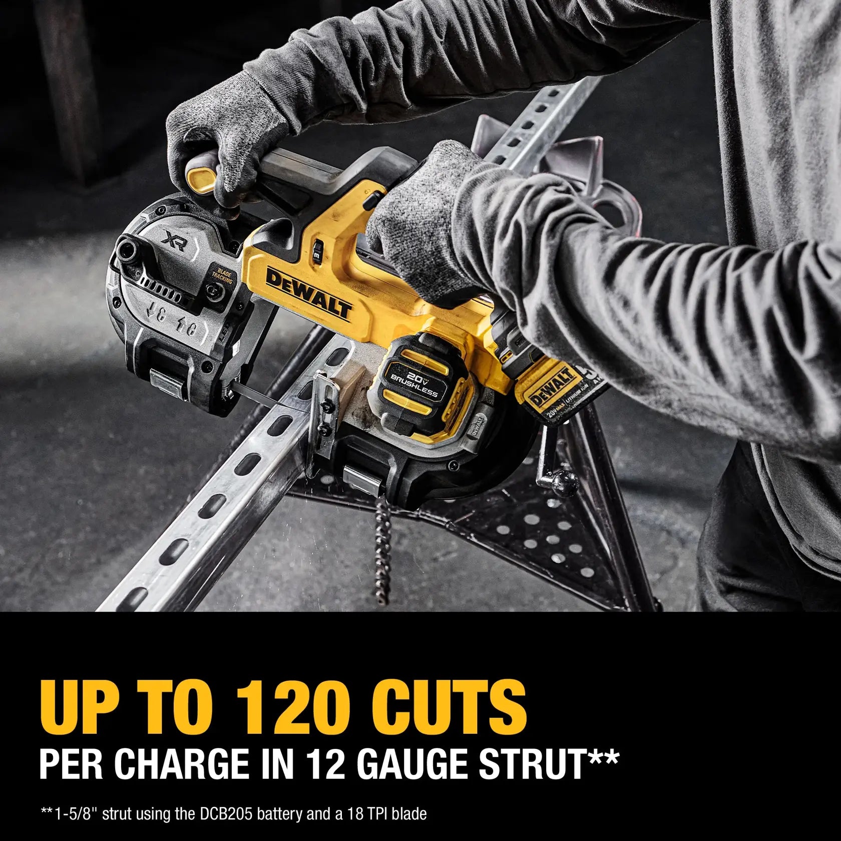DeWalt DCS378P1 20V 3-3/8IN BAND SAW KIT