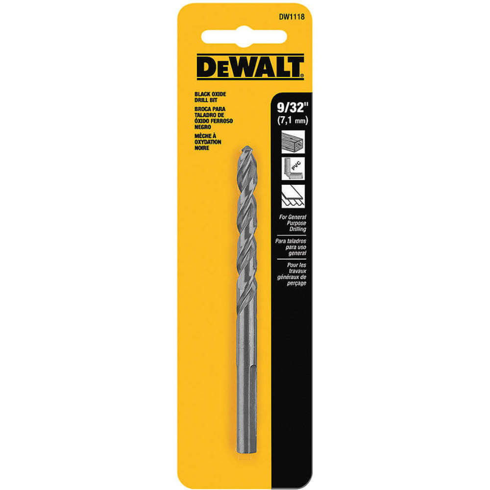 DeWalt DW1118 9/32IN  DRILL BIT