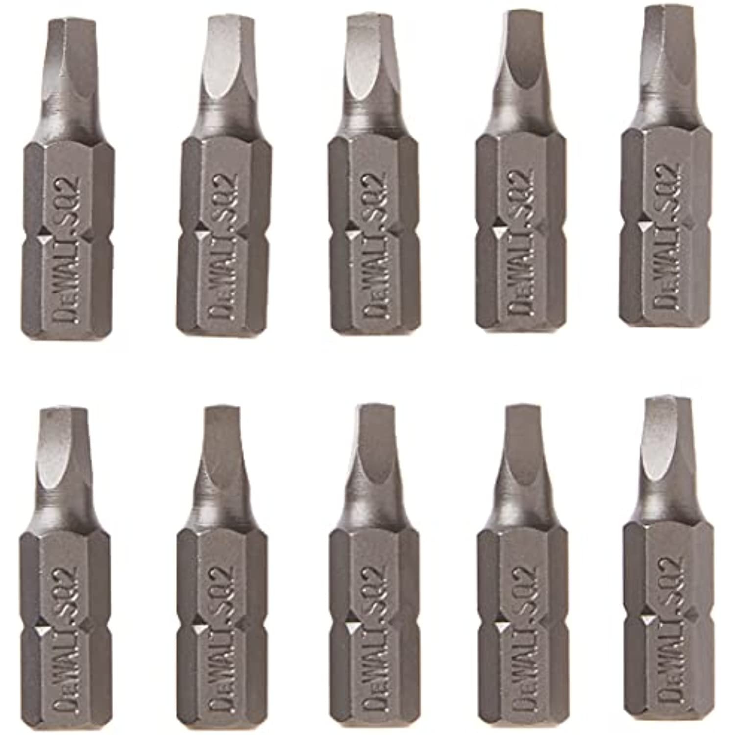 DeWalt DW2202B10 NO2 SQUARE RECESS 1IN BIT TIP10 PK