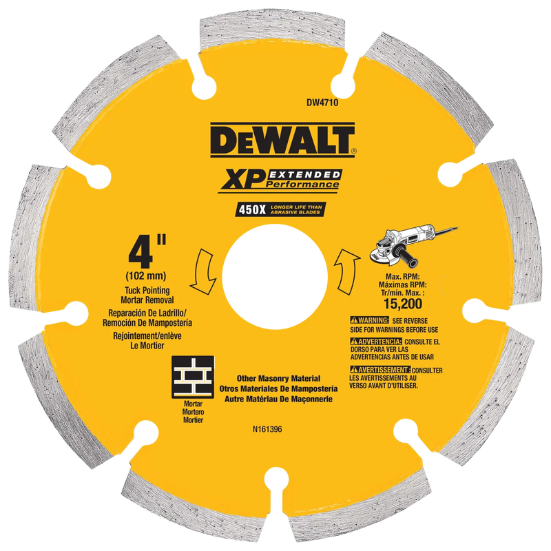 DeWalt DW4710 4IN TUCK POINT BLADE