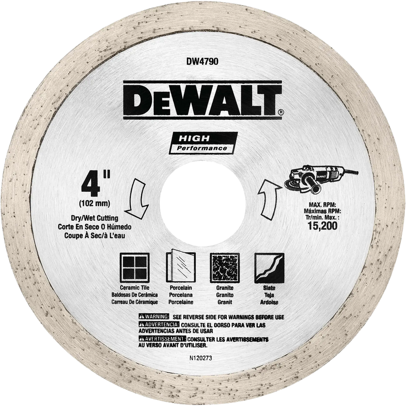 DeWalt DW4790 4IN TILE BLADE