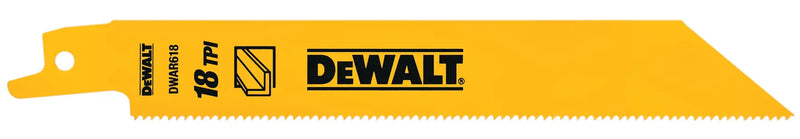 DeWalt DW4811B 6IN 18TPI STGT BK BLD-100