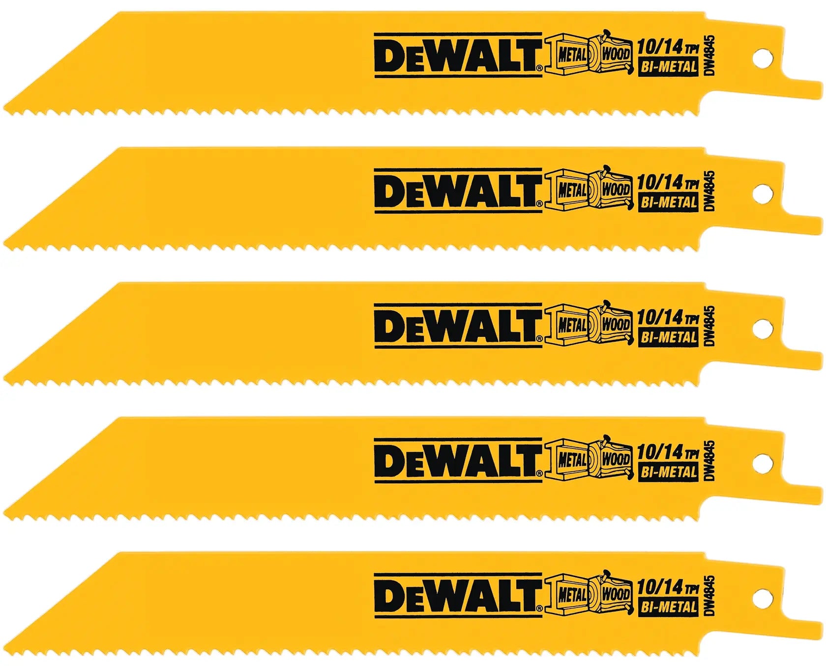 DeWalt DW4845-2 6IN 10/14TPI SRGT BK BL-2