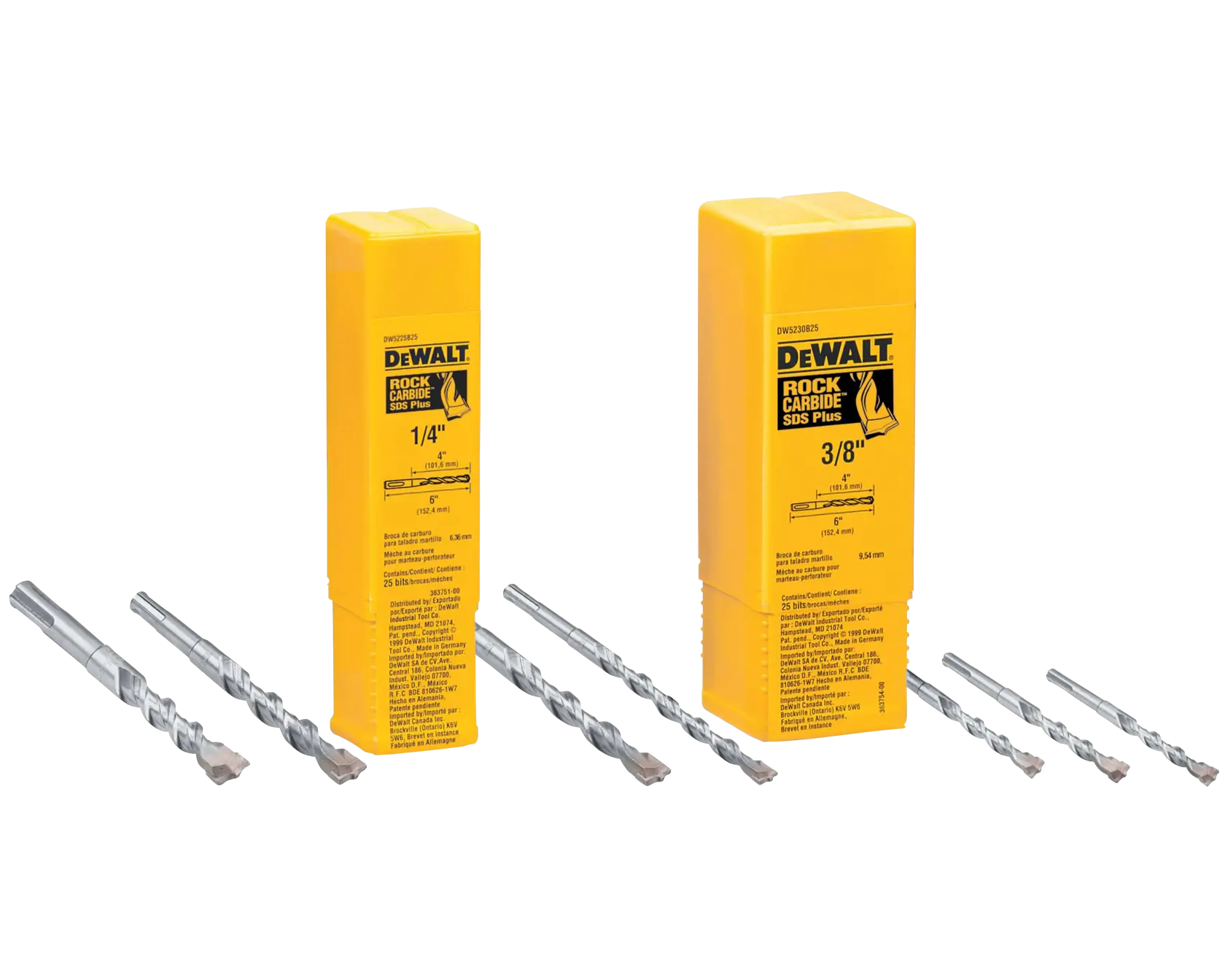 DeWalt DW5221B25 1/8 X 3 PERCUSSION DRILL BIT