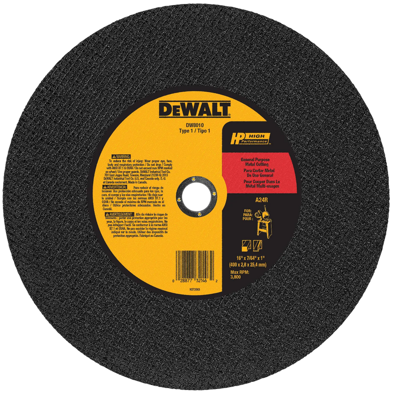 DeWalt DW8010 16X7/64X1 GEN PURP STAT CUT-OFF WHL