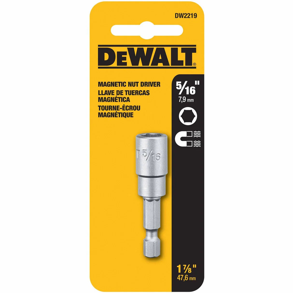 DeWalt DW2219 5/16 x 1-7/8 MAG SOCKET DRIVER