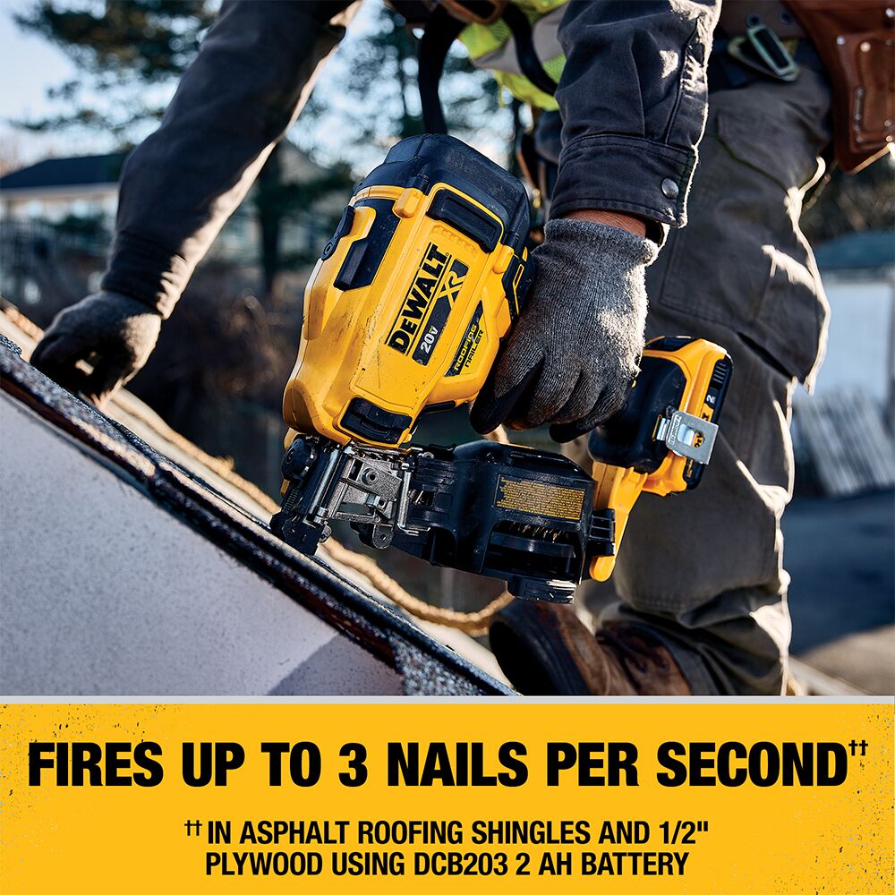 DEWALT DCN45RND1 20V MAX XR CORDLESS ROOFING NAILER KIT