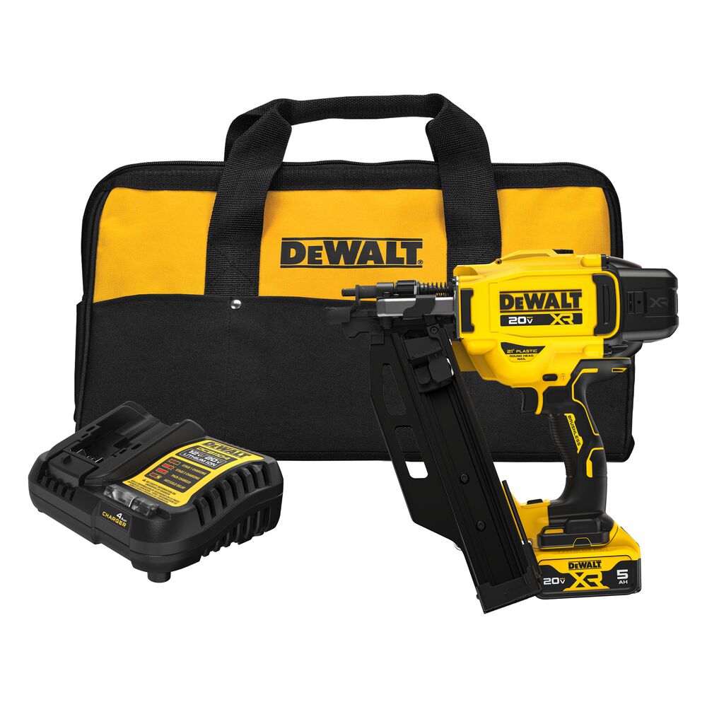 DEWALT DCN920P1 20V MAX XR 21º FRAMING NAILER KIT