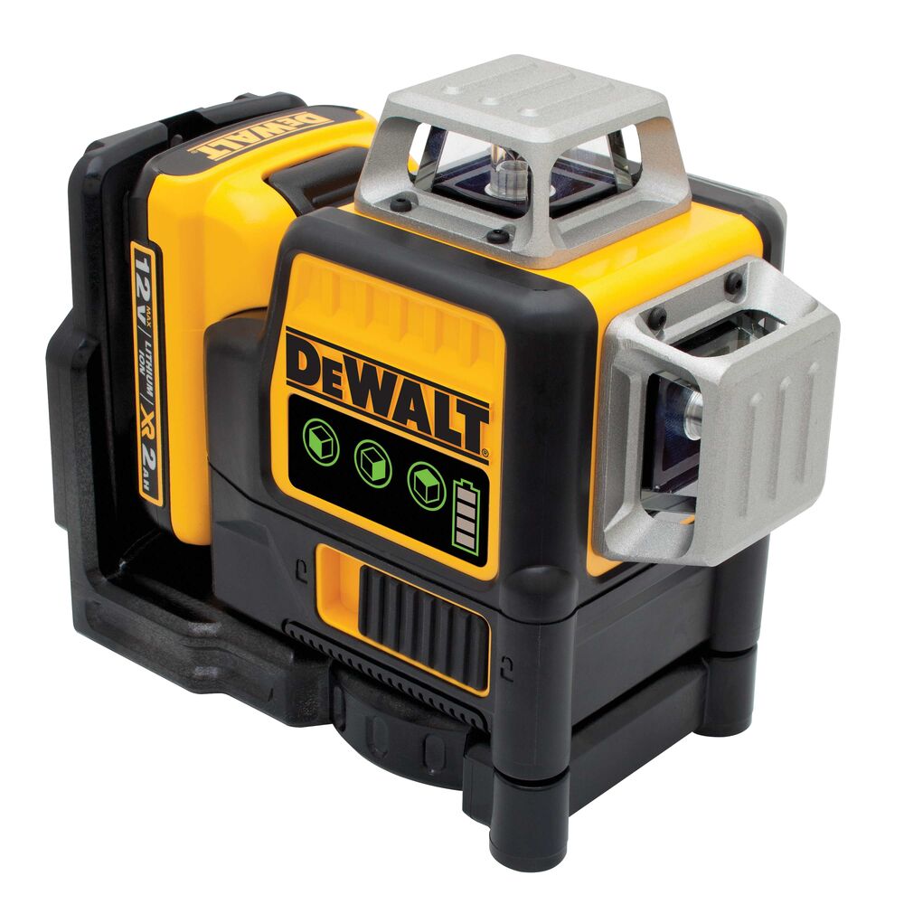 DEWALT DW089LG 12V MAX* 3 x 360 GREEN LINE LASER KIT