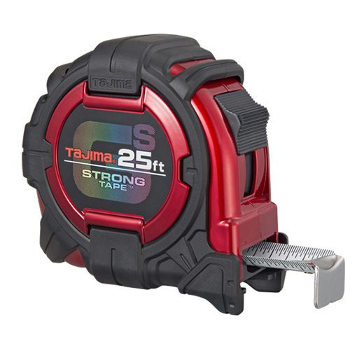 Tajima GS-25BW GS-Lock 25' x 1'-1/16" Tape Measure, Steel Blade