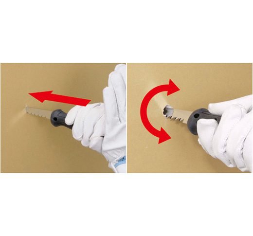 Tajima GT Jab Saw Blade with twin rows of razor-sharp cutting teeth