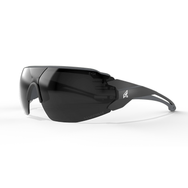 EDGE EYEWEAR TV126VS TAVEN - BLACK FRAME WITH GRAY TPR/VAPOR SHIELD SMOKE LENSES