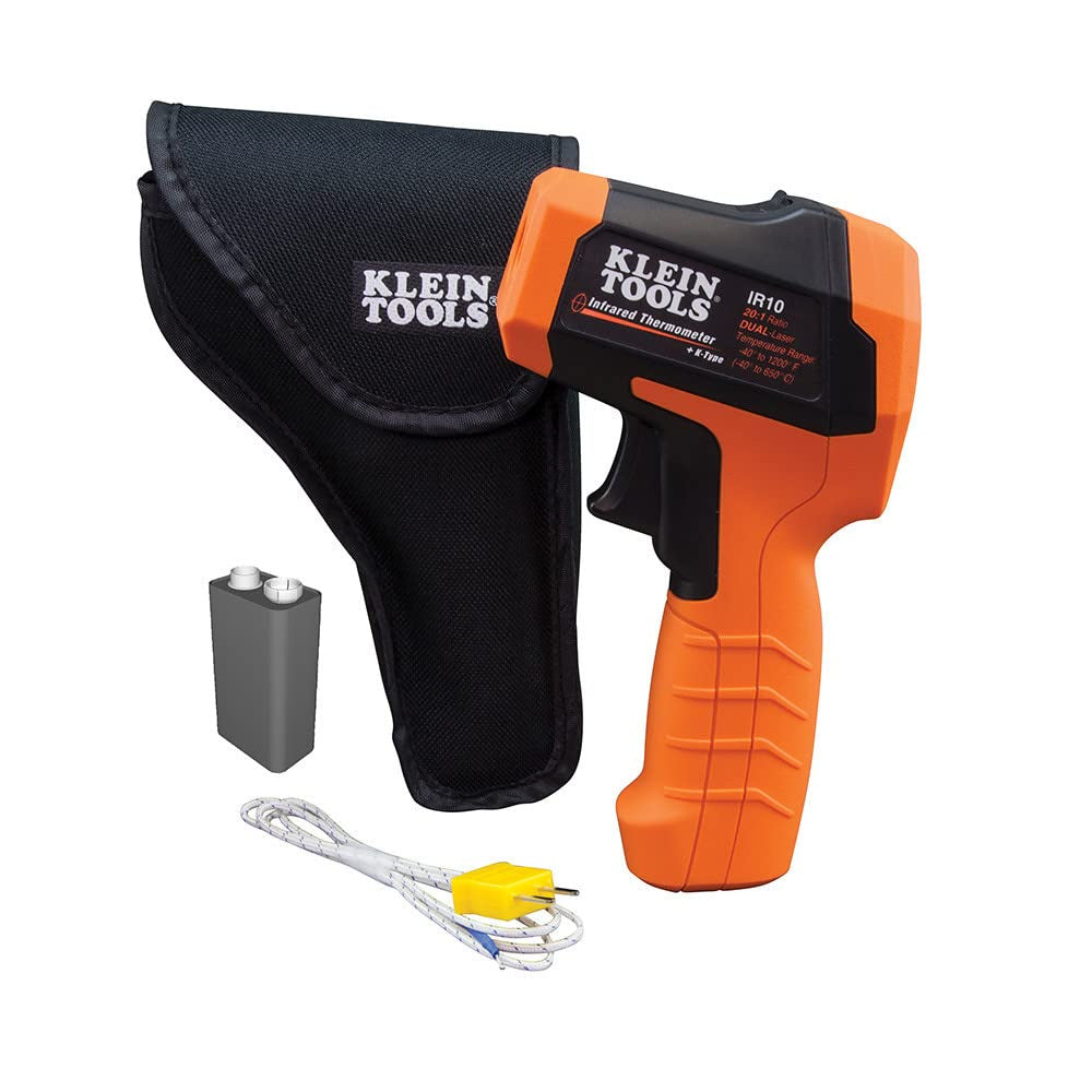 KLEIN  IR10  Dual-Laser Infrared Thermometer, 20:1