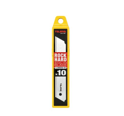 TAJIMA LCB-65S Extra Heavy Duty ROCK HARD Solid 25mm / 1" non-segmented blades, 10pk