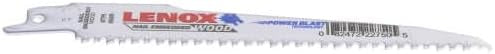 Lenox 656R - 6" Bi-Metal Reciprocating Blade, 50-pack (Wood & Wood with Nails)