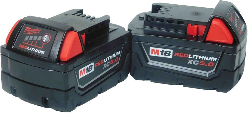 MILWAUKEE M18™ REDLITHIUM™ XC5.0 Extended Capacity Battery (Two Pack) 48-11-1852