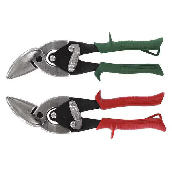 Midwest 2pc. Offset Aviation Snip Set RED/GREEN MWT-6510C