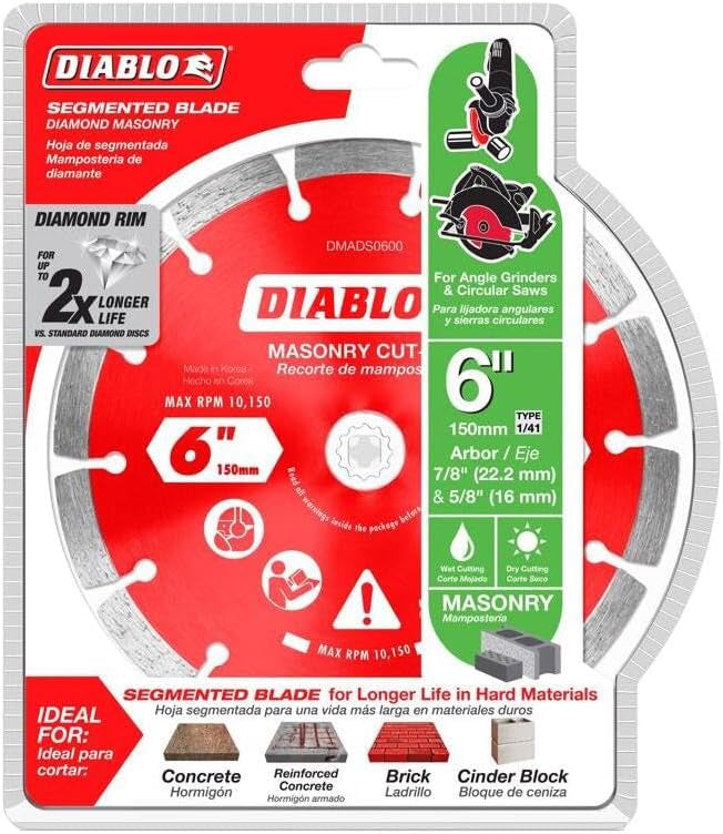 Diablo  6 Diamond Segmented Mas DMADS0600