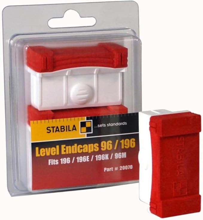 Stabila 20070 TYPE 196/ 96 M LEVEL ENDCAPS (2)