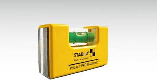 Stabila POCKET PRO LEVEL WITH V-GROOVE MAGNET 11901