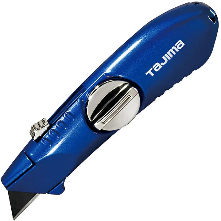 Tajima BLUE VR-Series Box Cutter with Retractable Blade, 3 x V-REX Blades VR-102B