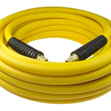 Coilhose Yellow Belly PVC Hybrid Hose, 3/8 ID x 100', 1/4" MPT YB61004Y