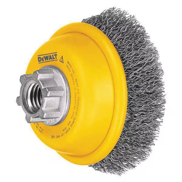 DeWalt DW49101 4INX5/8IN-11 HP.014 CARBNCRIMPWIRECUPBRU
