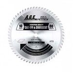 A.G.E MD10-800C 10" CROSSCUT BLADE B=5/8" 80T ATB