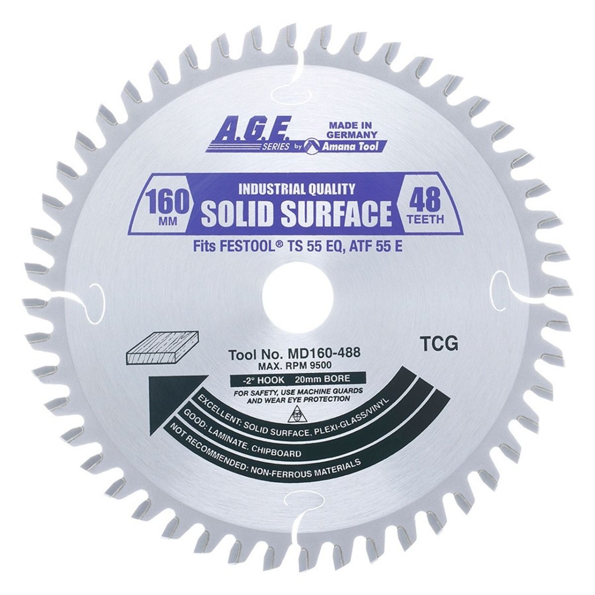 A.G.E MD160-488 6-1/4