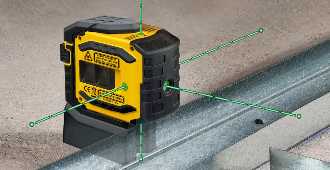 STABILA 05820 LAR300 EXTERIOR ROTARY LASER KIT W/ RECEIVER, TRIPOD, GRADE ROD