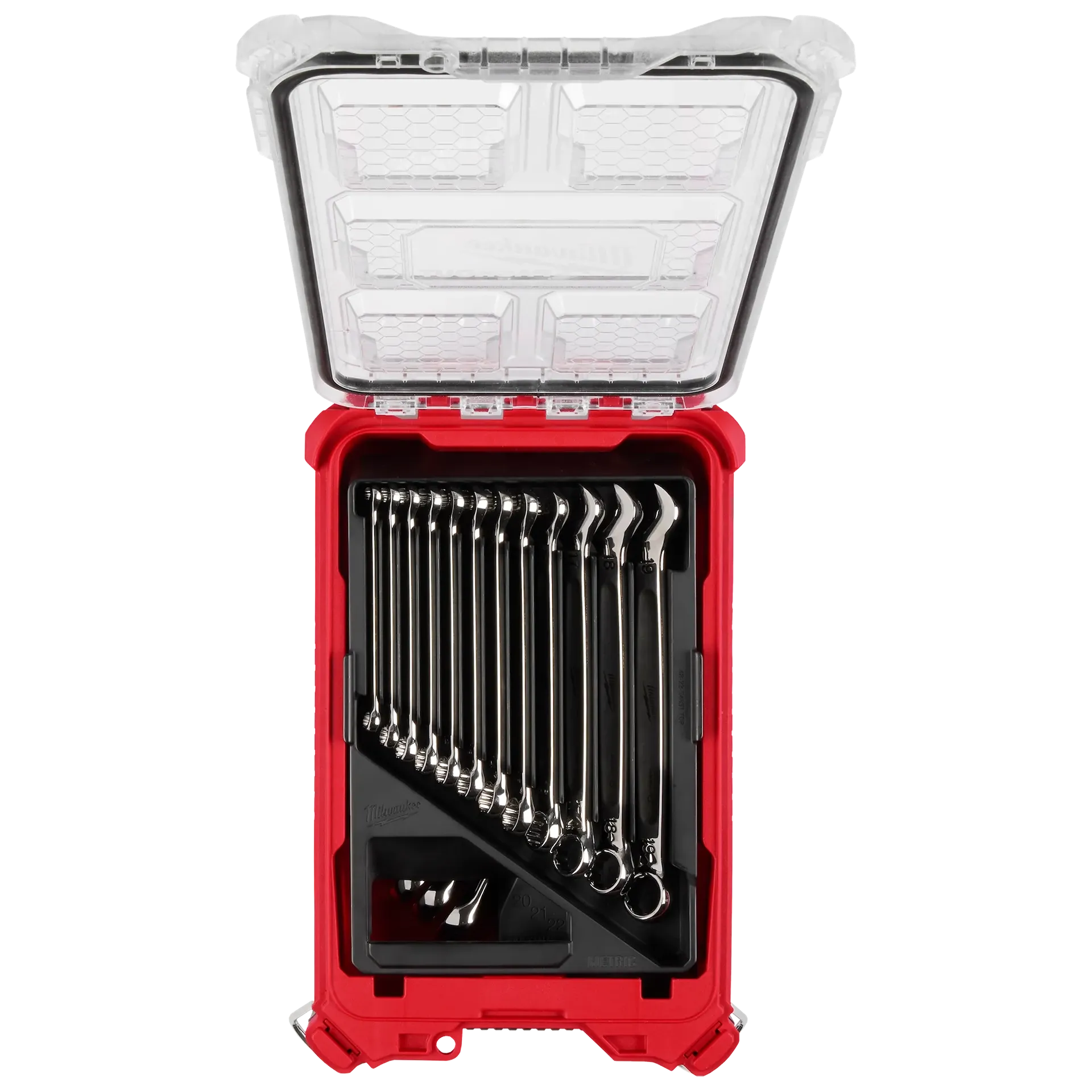 MILWAUKEE 48-22-9483 15PC METRIC COMBINATION WRENCH SET W/PACKOUT ORGANIZER