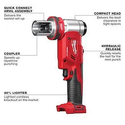 Milwaukee 2677-04 M18™ FORCE LOGIC™ 6T Knockout Tool 1/2