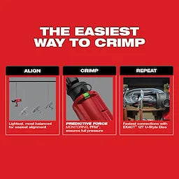 Milwaukee 2779-750CU 750 MCM CRIMPER W/#6-750 CU DIES