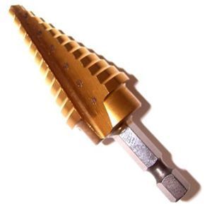 CHAMPION MSD-HEX-3 HEX SHANK TIN COATED MULTI-STEP DRILL