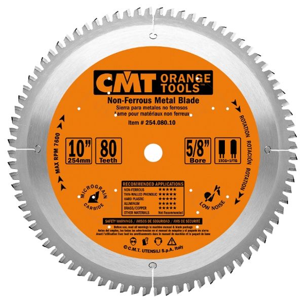 CMT 254.096.12 12" ITK XTREME NON-FERROUS / LAMINATE BLADE T=96 TCG NEG