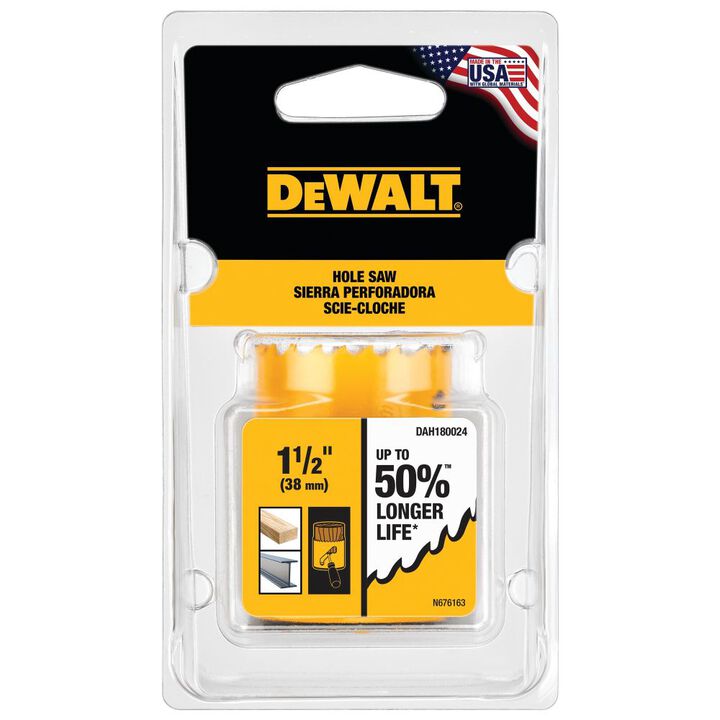 DeWalt DAH180024 1-1/2 (38MM) HOLESAW