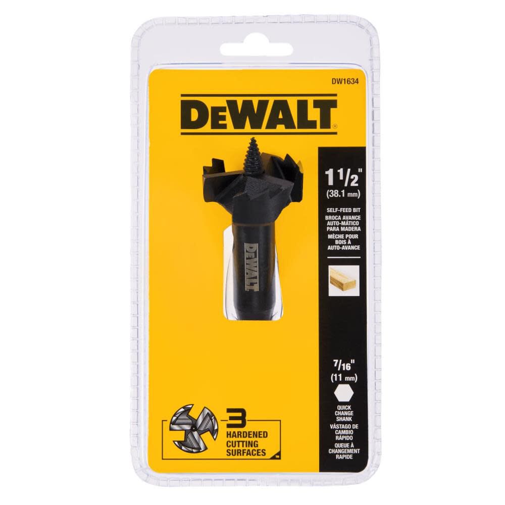 DeWalt DW1634 1-1/2IN SELF-FEED BIT