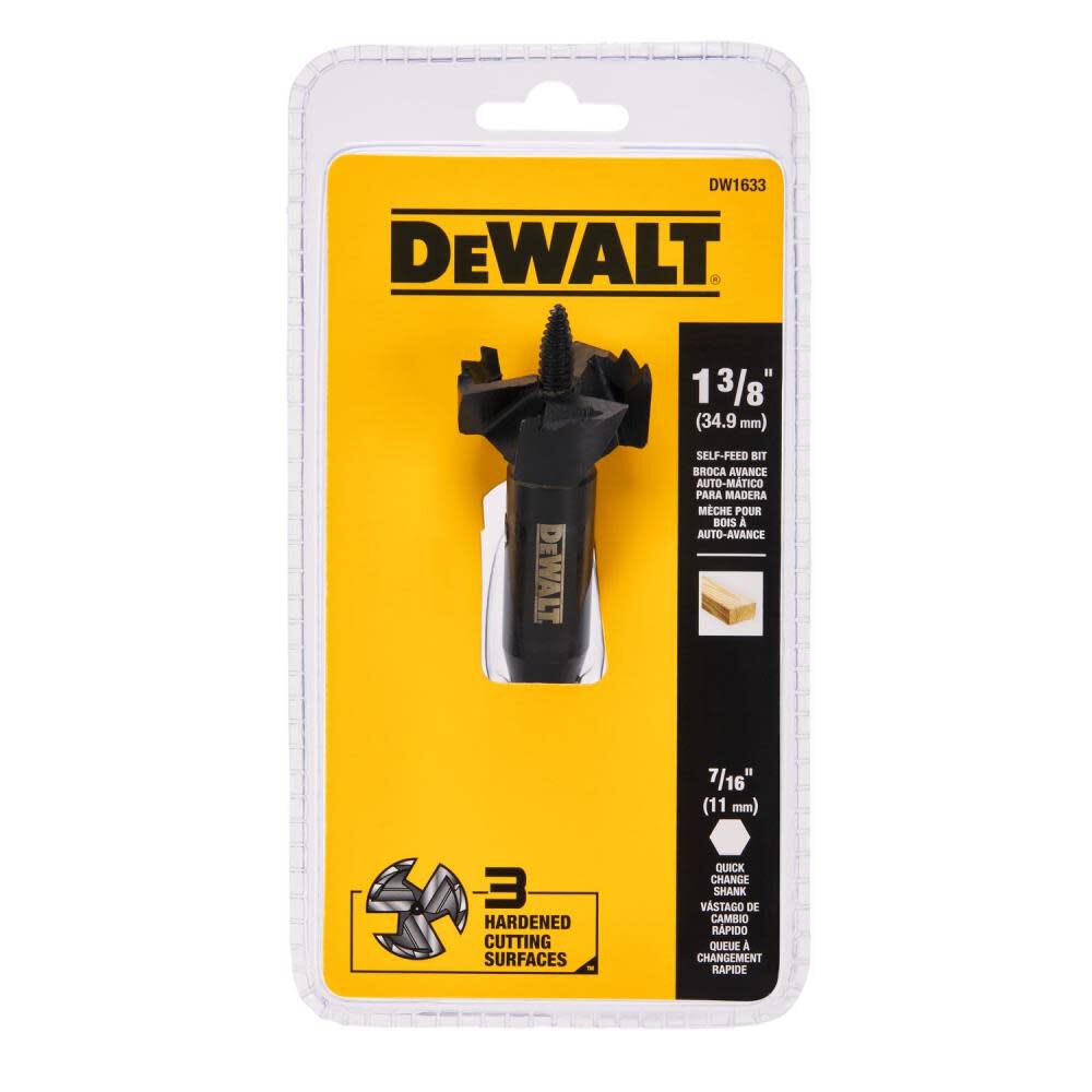 DeWalt DW1633 1-3/8IN SELF-FEED BIT